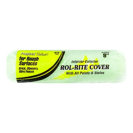 Rol-Rite Project Select Rol-Rite Polyester 9 in. W X 3/4 in. Regular Paint Roller Cover 1 pk RR 975 0900